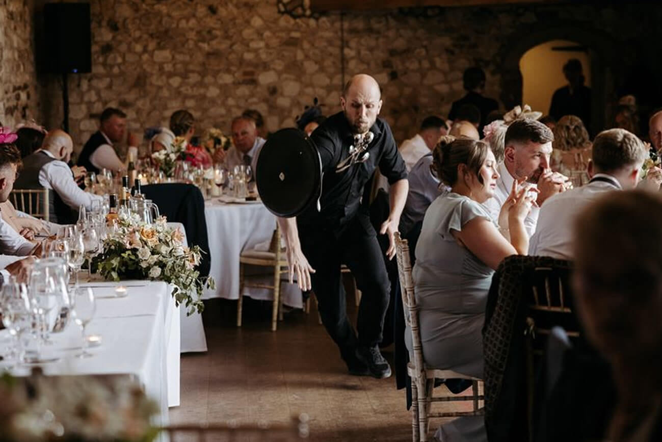 What do singing waiters sing?