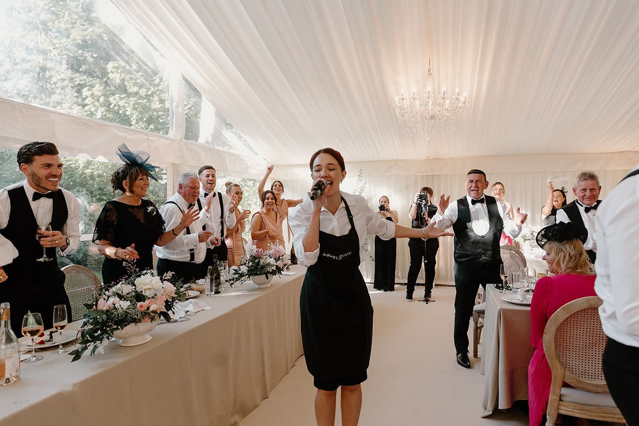 Singing Waiters Performance