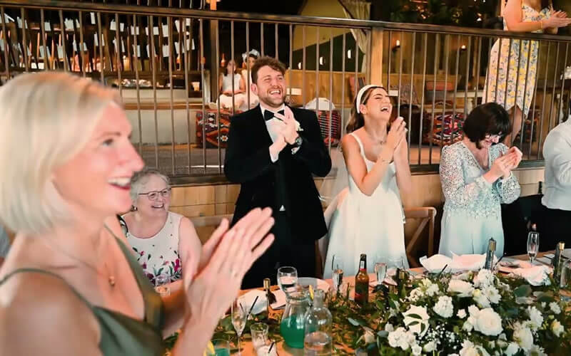 YouTube thumb for Singing Waiters at a Wedding